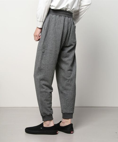 MANASTASH（マナスタッシュ）の「MANASTASH/マナスタッシュ　WOOLLY SWEAT PANTS ウーリースウェットパンツ 7116107（スウェットパンツ・メンズ・ブラック/グレー・MEDIUM/LARGE）」の3枚目の写真