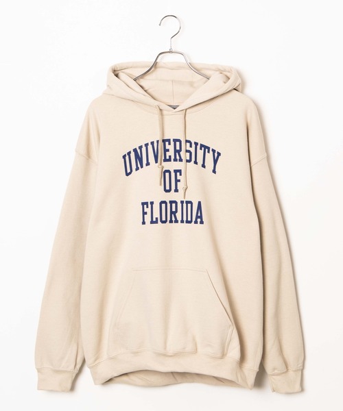 WEGO（ウィゴー）の「WEGO/カレッジロゴプルパーカ（パーカー・メンズ・ベージュ/ブラック/ライトピンク/ホワイト/ロイヤルブルー/パープル・LARGE/MEDIUM/X-LARGE）」の15枚目の写真