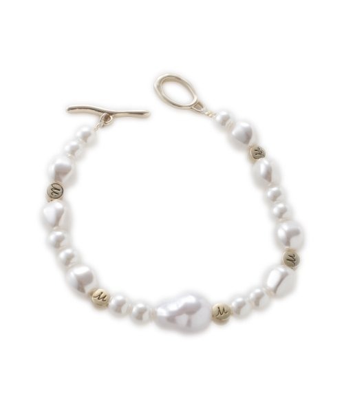 Mila Owen(ミラオーウェン)の「MIXパールブレス(ブレスレット・レディース・シルバー/ゴールド・FREE)」の5枚目の写真