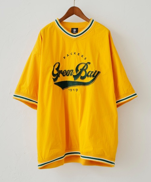 NFL（ナショナルフットボールリーグ ）の「NFLラインリブ半袖布帛プル