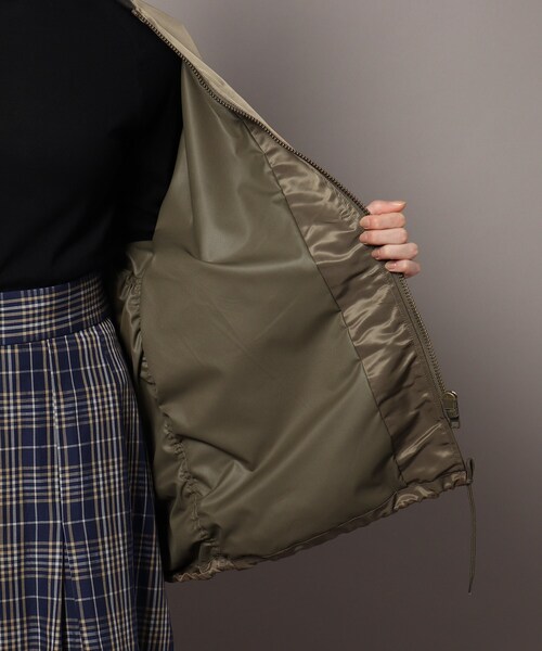 VOTE MAKE NEW CLOTHES(ボートメイクニュークローズ)の「◆【DRESSTERIOR別注】VOTE MAKE NEW CLOTHES(ヴォートメイクニュークローズ)コーチジャケット(ブルゾン・レディース・チャコールグレー/キャメル・01/02)」の20枚目の写真