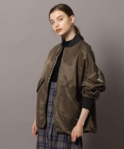 VOTE MAKE NEW CLOTHES(ボートメイクニュークローズ)の「◆【DRESSTERIOR別注】VOTE MAKE NEW CLOTHES(ヴォートメイクニュークローズ)コーチジャケット(ブルゾン・レディース・チャコールグレー/キャメル・01/02)」の21枚目の写真