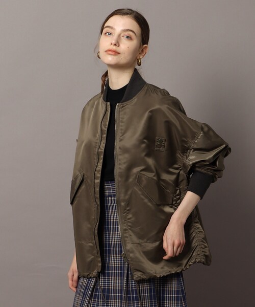 VOTE MAKE NEW CLOTHES(ボートメイクニュークローズ)の「◆【DRESSTERIOR別注】VOTE MAKE NEW CLOTHES(ヴォートメイクニュークローズ)コーチジャケット(ブルゾン・レディース・チャコールグレー/キャメル・01/02)」の22枚目の写真