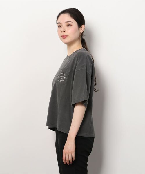 BILLABONG（ビラボン）の「BILLABONG/ビラボン  ショート丈  ルーズシルエットバックプリントTシャツ  BC013-207（Tシャツ/カットソー・レディース・ホワイト/ブラック/オレンジ/グリーン・M/L）」の11枚目の写真