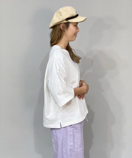 BILLABONG（ビラボン）の「BILLABONG/ビラボン  ショート丈  ルーズシルエットバックプリントTシャツ  BC013-207（Tシャツ/カットソー・レディース・ホワイト/ブラック/オレンジ/グリーン・M/L）」の20枚目の写真