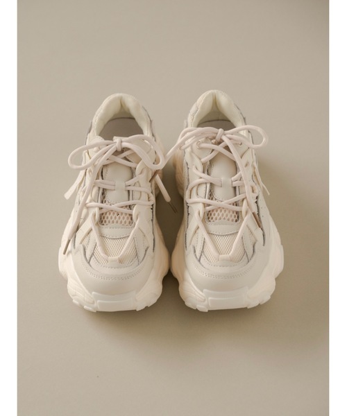JUMELLE（ジュメロ）の「厚底ダッドシューズ（スニーカー・レディース・アイボリー・23.0cm/24.0cm/24.5cm/23.5cm）」の9枚目の写真