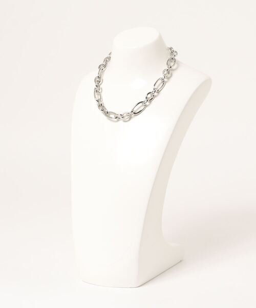 EGOIST（エゴイスト）の「2パターンミックスショートネックレス（ネックレス・レディース・シルバー/ゴールド・FREE）」の5枚目の写真