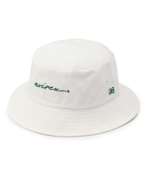 AVIREX（アヴィレックス）の「AB MARK BUCKET HAT/ ABマーク バケットハット（ハット・レディース・ブラック/ホワイト・FREE）」の17枚目の写真