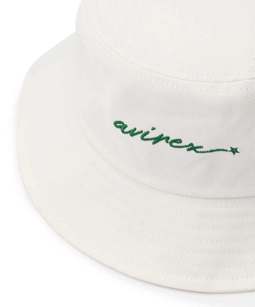 AVIREX（アヴィレックス）の「AB MARK BUCKET HAT/ ABマーク バケットハット（ハット・レディース・ブラック/ホワイト・FREE）」の14枚目の写真