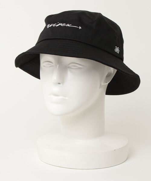 AVIREX（アヴィレックス）の「AB MARK BUCKET HAT/ ABマーク バケットハット（ハット・レディース・ブラック/ホワイト・FREE）」の11枚目の写真