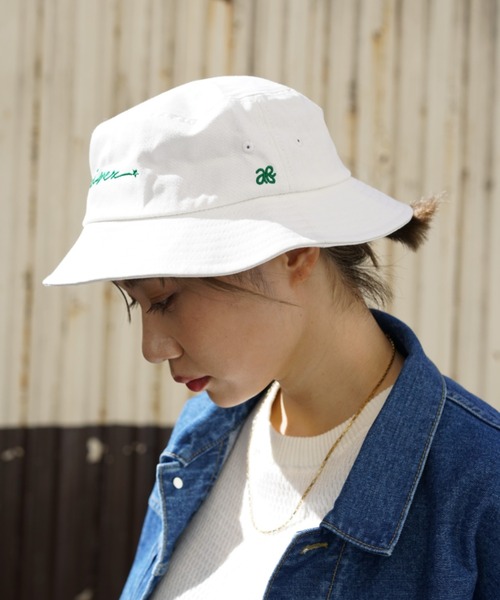 AVIREX（アヴィレックス）の「AB MARK BUCKET HAT/ ABマーク バケットハット（ハット・レディース・ブラック/ホワイト・FREE）」の9枚目の写真