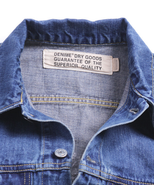 Denime（ドゥニーム）の「【JapanMade】LINEN MIX DENIM JACKET -Used