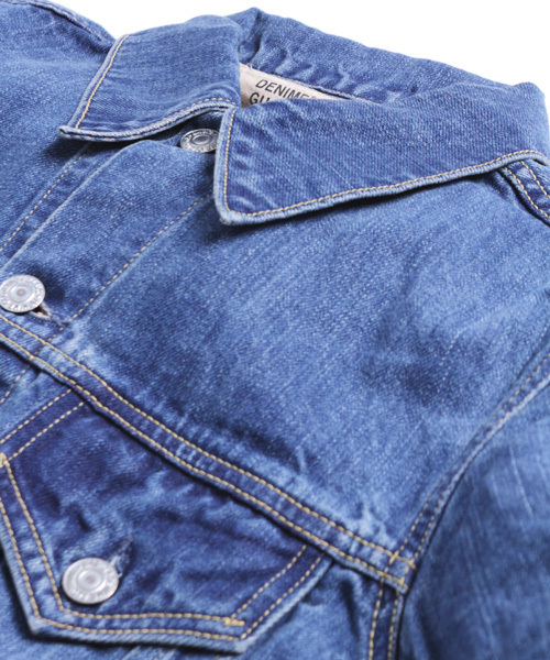 Denime（ドゥニーム）の「【JapanMade】LINEN MIX DENIM JACKET Used mod/リネンデニムジャケット