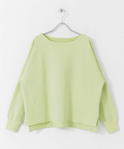 URBAN RESEARCH（アーバンリサーチ）の「製品染ボートネックスウェット（スウェット・レディース・ホワイト系その他/グリーン系その他/パープル系その他・FREE）」の12枚目の写真
