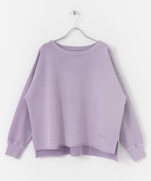 URBAN RESEARCH（アーバンリサーチ）の「製品染ボートネックスウェット（スウェット・レディース・ホワイト系その他/グリーン系その他/パープル系その他・FREE）」の20枚目の写真