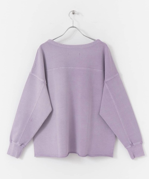 URBAN RESEARCH（アーバンリサーチ）の「製品染ボートネックスウェット（スウェット・レディース・ホワイト系その他/グリーン系その他/パープル系その他・FREE）」の16枚目の写真