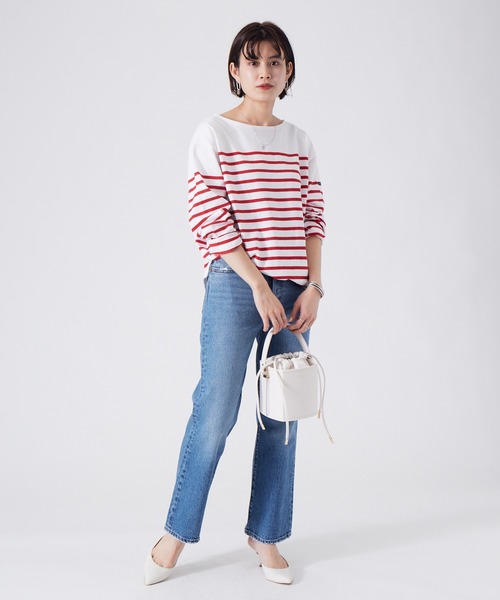 Levi’s MADE＆CRAFTED（リーバイスメードアンドクラフテッド）の「【Levi’s】 CROP BOOTデニムパンツ（デニムパンツ・レディース・ブルー・25/26/27）」の7枚目の写真