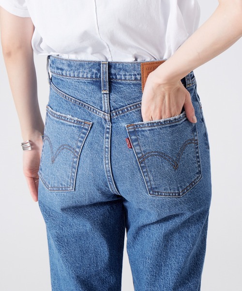 Levi’s MADE＆CRAFTED（リーバイスメードアンドクラフテッド）の「【Levi’s】 CROP BOOTデニムパンツ（デニムパンツ・レディース・ブルー・25/26/27）」の12枚目の写真