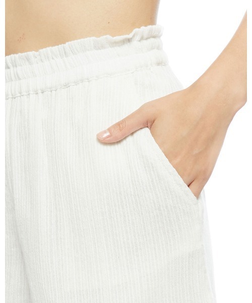 BILLABONG(ビラボン)の「BILLABONG レディース 【SUNNY SIDE UP】 PERFECT DAY ウォークパンツ/ショートパンツ 【2022年春夏モデル】/ビラボンボトムス(その他パンツ・レディース・ホワイト/グリーン系その他・SMALL)」の3枚目の写真