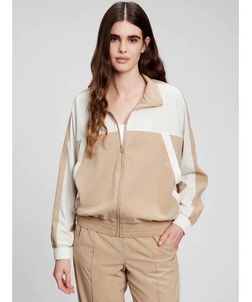 GAP(ギャップ)の「GapFit トラックジャケット(ジャージ・レディース・ネイビー/その他・XXS/XS/L/S/M)」の2枚目の写真