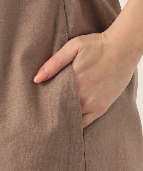 Heather（ヘザー）の「フリルノースリーブオールインワン　276002（つなぎ/オールインワン・レディース・ベージュ/アイボリー/ブラック・FREE/S/M）」の17枚目の写真