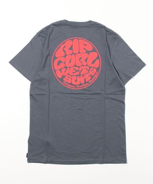 RIP CURL バックプリント Tシャツ ネイビー SALE】大きいサイズ メンズ RIP CURL リップカール 半袖Tシャツ
