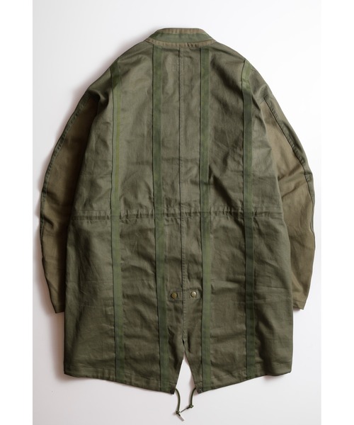 FDMTL ファンダメンタル コート Lサイズ カーキ FDMTL（ファンダメンタル）の「FDMTL/ファンダメンタル/TAPE COAT