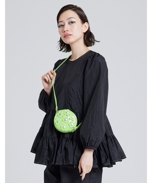 Little sunny bite（リトルサニーバイト）の「Flower mini shoulder bag（ショルダーバッグ・レディース・グリーン/イエロー/ブラック・FREE）」の5枚目の写真