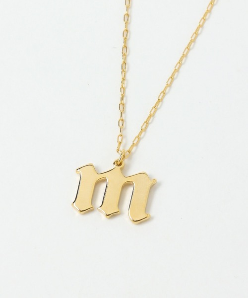 PBLIM（ページボーイリム）の「【PAGEBOYLIM】イニシャル３レンネックレス（ネックレス・レディース・シルバー/ゴールド・FREE）」の6枚目の写真
