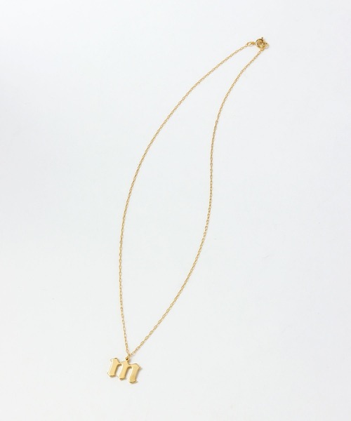 PBLIM（ページボーイリム）の「【PAGEBOYLIM】イニシャル３レンネックレス（ネックレス・レディース・シルバー/ゴールド・FREE）」の12枚目の写真