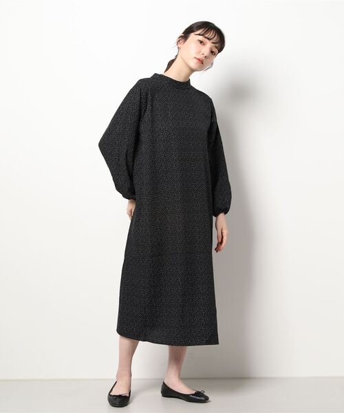 Samansa Mos2 blue（サマンサモスモスブルー）の「ドット／無地前後