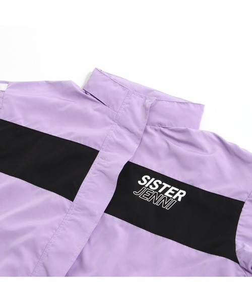 SISTER JENNI(SISTER JENNI)の「フード収納ウィンドブレーカー(ナイロンジャケット・キッズ・ブラック/ベージュ/ラベンダー・130cm/140cm/150cm/160cm)」の19枚目の写真