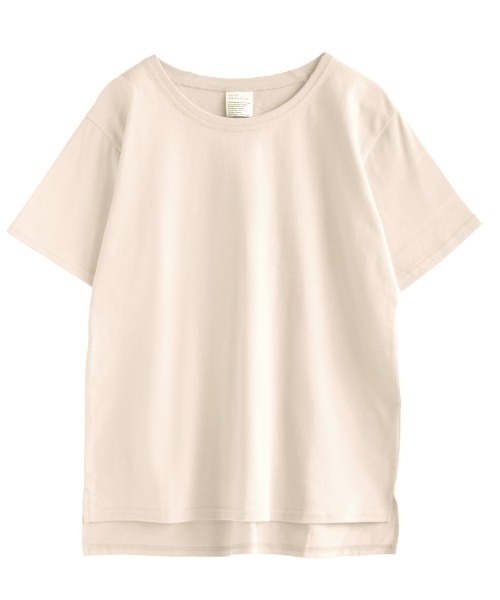 zootie（ズーティー）の「【汗が染みない！シンプルTシャツ】 汗しみない Tシャツ［スタンダード］ 汗染み防止 汗ジミ防止（Tシャツ/カットソー・レディース・ラベンダー/オレンジ系その他2/オフホワイト/グレイッシュブルー/ネイビー/グレイッシュベージュ/ブラック/モカ/ライトカーキ/ライトブルー/杢グレー/ダークグリーン/パープル系その他/ダークブラウン/アイボリー/ブルー系その他2/レッド系その他/ミント/イエロー系その他・L/LL/3L/M）」の22枚目の写真