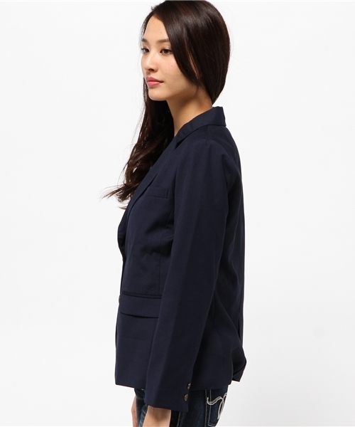 one after another NICE CLAUP（ワンアフターアナザーナイスクラップ）の「【non-no4月号掲載 ナイスクラップ】テーラードジャケット（テーラードジャケット・レディース・ベージュ/ネイビー/グレー・MEDIUM/LARGE）」の8枚目の写真