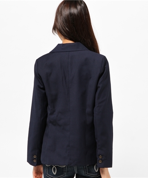 one after another NICE CLAUP（ワンアフターアナザーナイスクラップ）の「【non-no4月号掲載 ナイスクラップ】テーラードジャケット（テーラードジャケット・レディース・ベージュ/ネイビー/グレー・MEDIUM/LARGE）」の9枚目の写真