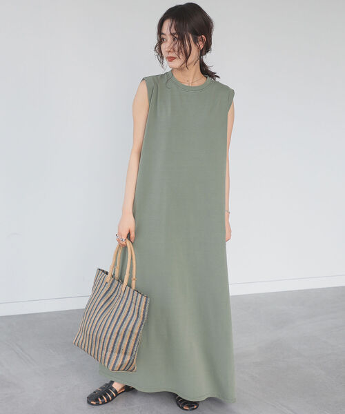 美品　Munsing wear ノースリーブダウンワンピース Munsingwear ノースリーブワンピース Lサイズ - メルカリ