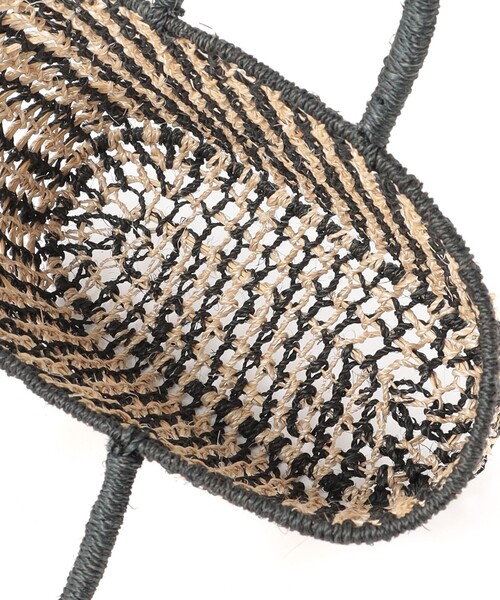 MACKINTOSH PHILOSOPHY（ﾏｯｷﾝﾄｯｼｭ ﾌｨﾛｿﾌｨｰ）の「GREY LABEL アバカバスケット（かごバッグ・レディース・ベージュ・FREE）」の9枚目の写真