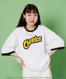 FREAK'S STORE | WEB限定 CHEETOS/チートス 別注 ビッグシルエット サガラ刺繍 リンガーTシャツ(Tシャツ/カットソー)