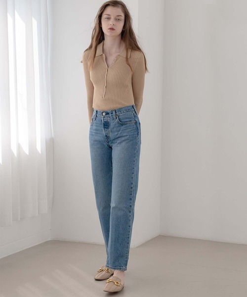 Levi's（リーバイス）の「90'S 501(R) DREW ME IN（デニムパンツ・レディース・ライトインディゴブルー・30inch/28inch/29inch/24inch/25inch/26inch/27inch/23inch）」の6枚目の写真