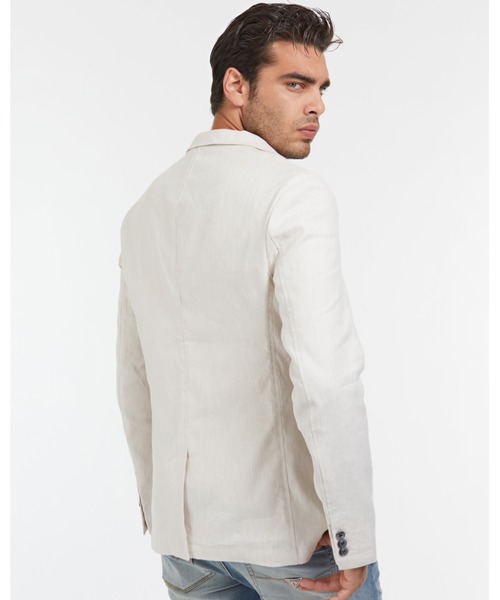 Guess（ゲス）の「Tyron Blazer（テーラードジャケット・メンズ・ブルー/ホワイト系その他・LARGE/SMALL/MEDIUM/X-LARGE）」の3枚目の写真