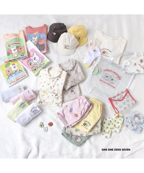 apres les cours（アプレレクール）の「WEB限定 1107 PVCバッグ（トートバッグ・キッズ・グリーン/レッド・FREE）」の7枚目の写真