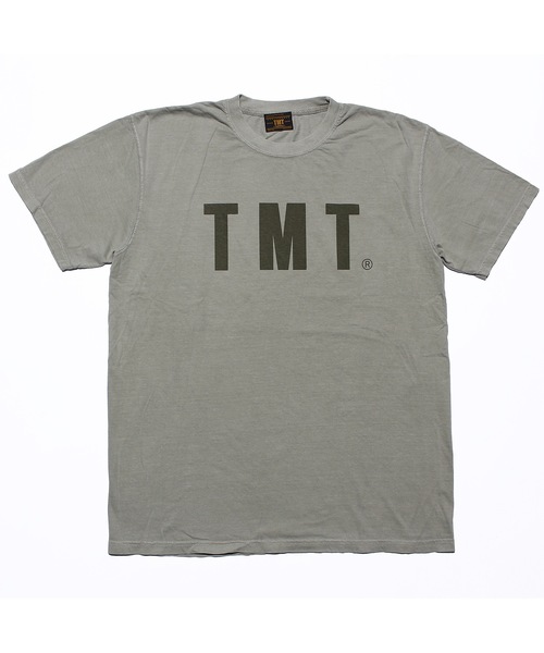 TMT（ティーエムティー）の「PIGMENT DYE S/SL TEE(TMT STANDARD)（Tシャツ/カットソー・メンズ・ホワイト/ブラック/チャコールグレー/ピンク/サンドベージュ/グリーン/パープル・MEDIUM/LARGE/X-LARGE）」の4枚目の写真
