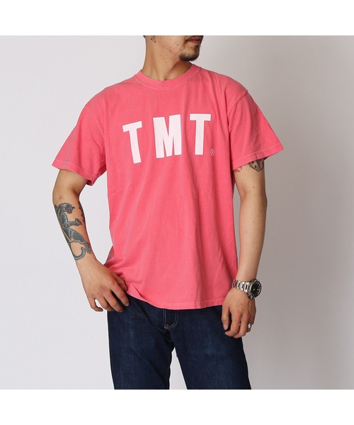 TMT（ティーエムティー）の「PIGMENT DYE S/SL TEE(TMT STANDARD)（Tシャツ/カットソー・メンズ・ホワイト/ブラック/チャコールグレー/ピンク/サンドベージュ/グリーン/パープル・MEDIUM/LARGE/X-LARGE）」の19枚目の写真