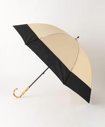 バンブーハンドル 無地 日傘