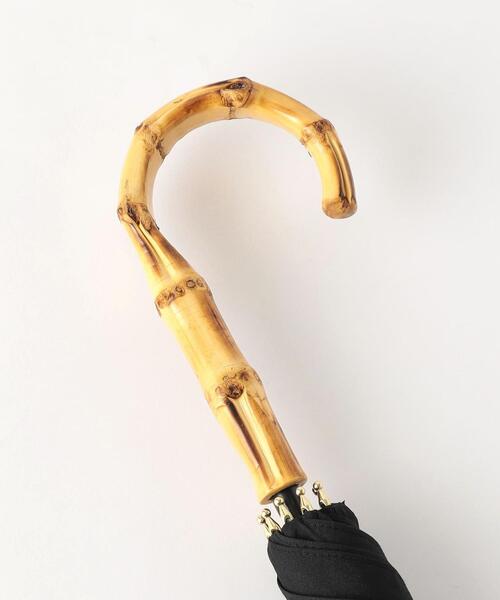 green label relaxing（グリーンレーベルリラクシング）の「バンブーハンドル 無地 日傘（長傘・レディース・ブラック/その他1/ベージュ・FREE）」の9枚目の写真