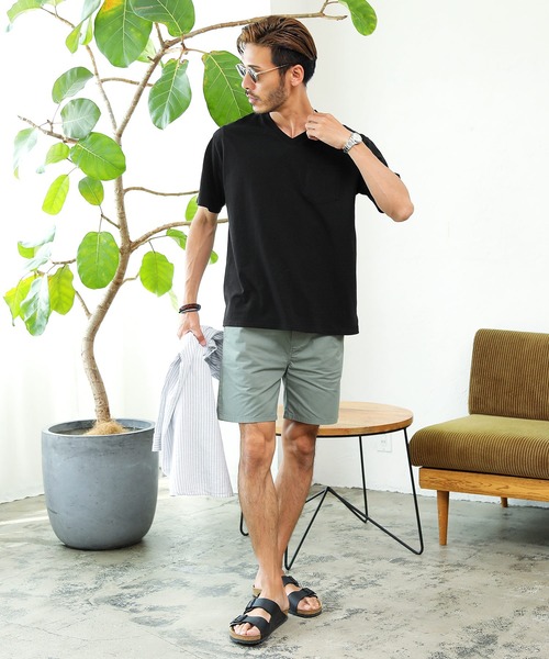 roshell(ロシェル)の「Vネック オーガビッツコットンポケTEE(Tシャツ/カットソー・メンズ・ホワイト系その他/グレー系その他/ブルー系その他/グリーン系その他2/ブルー系その他2/ブラック系その他/グリーン系その他/グレー系その他2・X-LARGE/MEDIUM/SMALL/LARGE)」の13枚目の写真