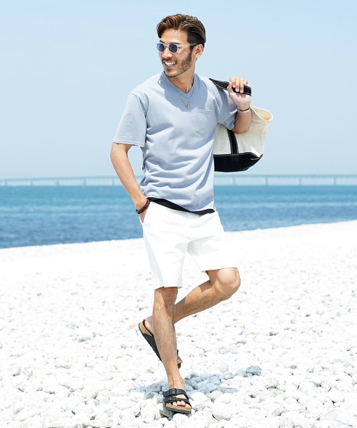 roshell(ロシェル)の「Vネック オーガビッツコットンポケTEE(Tシャツ/カットソー・メンズ・ホワイト系その他/グレー系その他/ブルー系その他/グリーン系その他2/ブルー系その他2/ブラック系その他/グリーン系その他/グレー系その他2・X-LARGE/MEDIUM/SMALL/LARGE)」の20枚目の写真