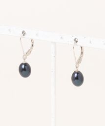 /MUSES/オーバル淡水パールピアス 8~10mmパール