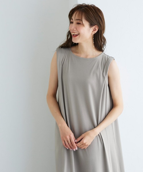 ふりふ　キャロル　タックスリーブワンピース ふりふ キャロル タックスリーブワンピース レディース