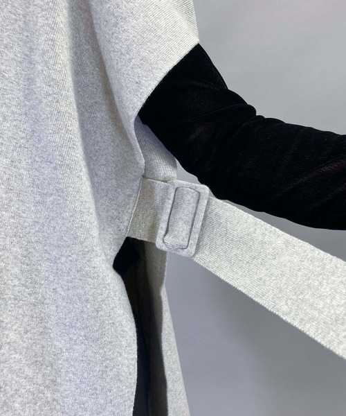 Munich（ミューニック）の「カシミアコットンフルニードルポンチョベスト（ベスト・レディース・ブラック/シルバーグレー/モカ・FREE）」の12枚目の写真